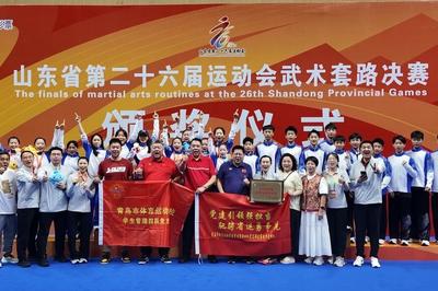 武耀郯城，载誉收官！青岛武术套路队省运会获佳绩