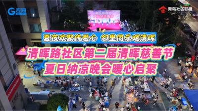 夏庄街道清晖路社区第二届清晖慈善节夏日纳凉晚会暖心启聚