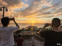 美翻了！当最美夕阳遇上跨海大桥