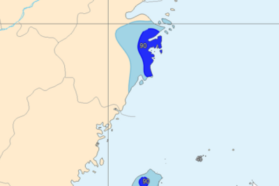 台风“白海豚”中心风力增强！今晚将移入东海，最新路径