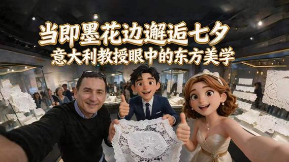当即墨花边邂逅七夕，意大利教授眼中的东方美学