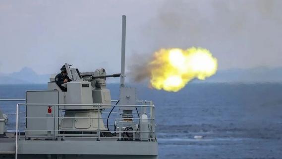 黄海某海域，实战味浓！