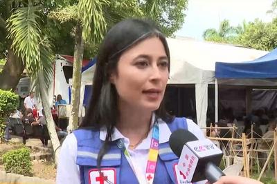 哥伦比亚震区伤员用血紧迫，当地民众踊跃献血支援