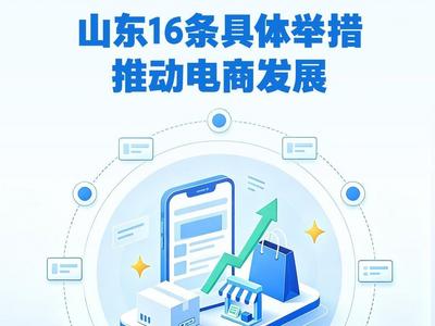 电商在山东怎么干？一图看懂山东出台的16条新举措