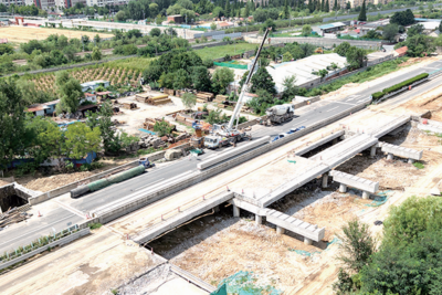 走进现场瞰项目 | 荣潍高速青岛段改扩建工程建设提速