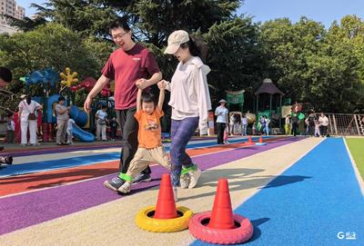2026年市北区“趣味运动嘉年华”暨第六届社区运动会海伦路街道亲子专场开赛
