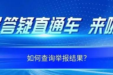 如何查询举报结果？