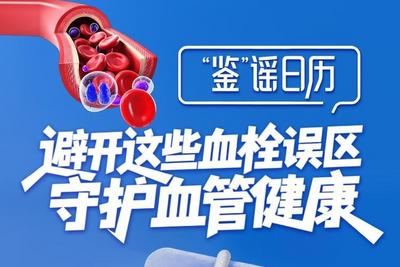 “鉴”谣日历·世界血栓日 | 避开这些血栓误区，守护血管健康