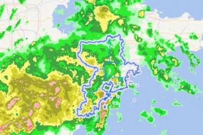 今天下午到夜间，青岛阴有中雨到大雨并伴有雷电，这些地方有暴雨！