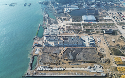 走进现场瞰项目 | 海洋能源融合发展产业园基础设施项目建设正酣