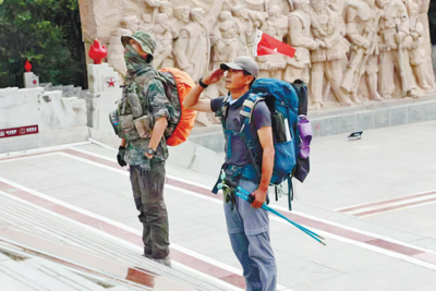 青岛退役老兵张志正历时258天重走红军长征路：那是一段记忆，更是一团火焰